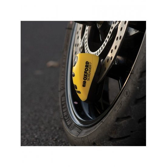 Oxford Screamer7 Alarm Motorcycle Disc Lock at JTS Biker Clothing